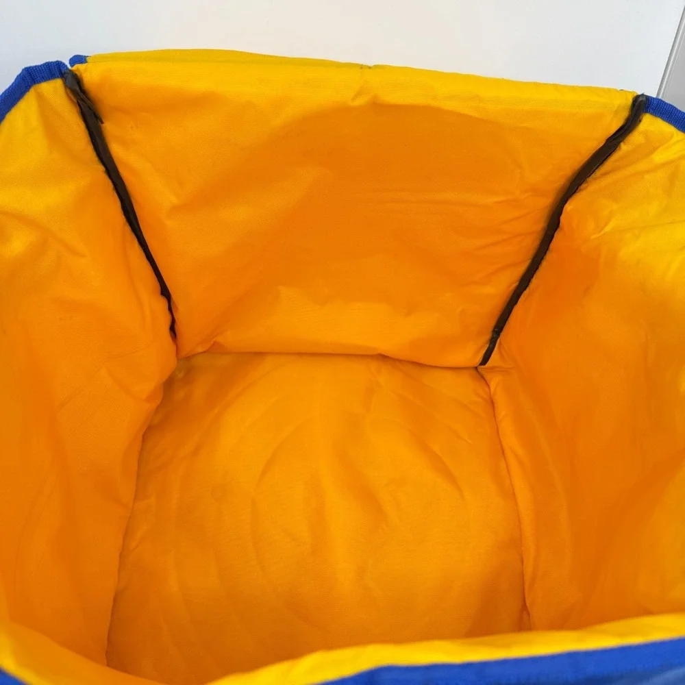 Retro‎ 90's Vintage Fisher Price Bag Insulated Color Block Cooler Tote